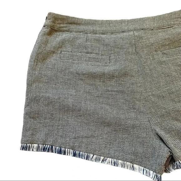 Ethereal Shorts by Paper Crane Knit Frayed Hem Blue Gray Size L - Picture 7 of 11